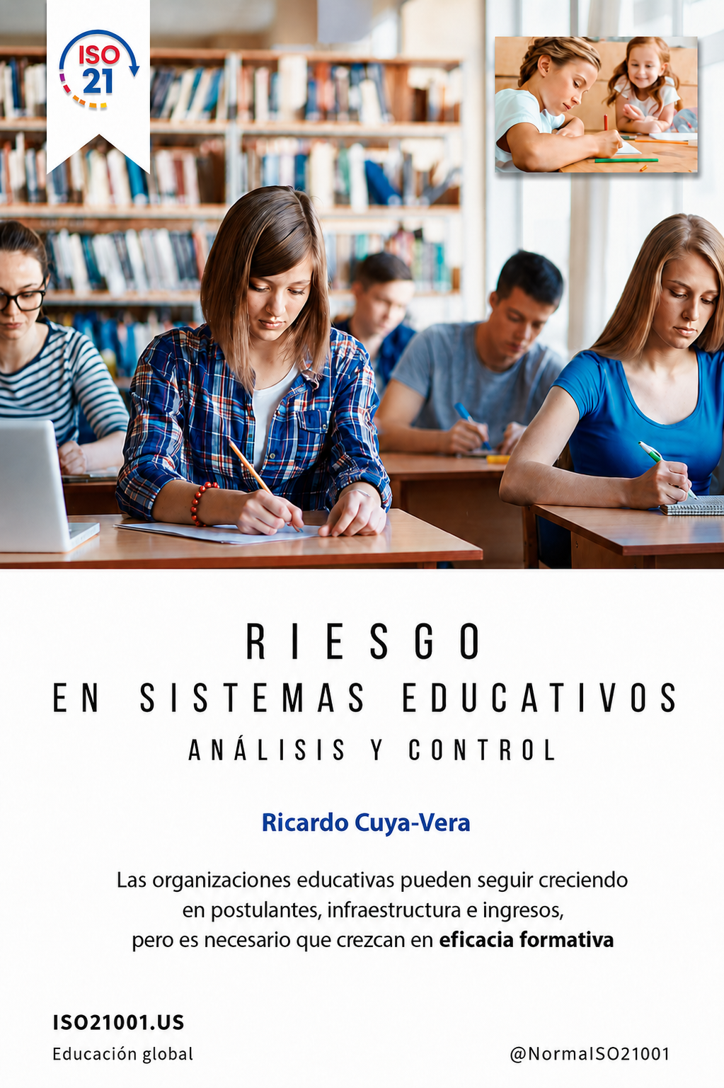 Portada del libro Riesgo en Sistemas Educativos